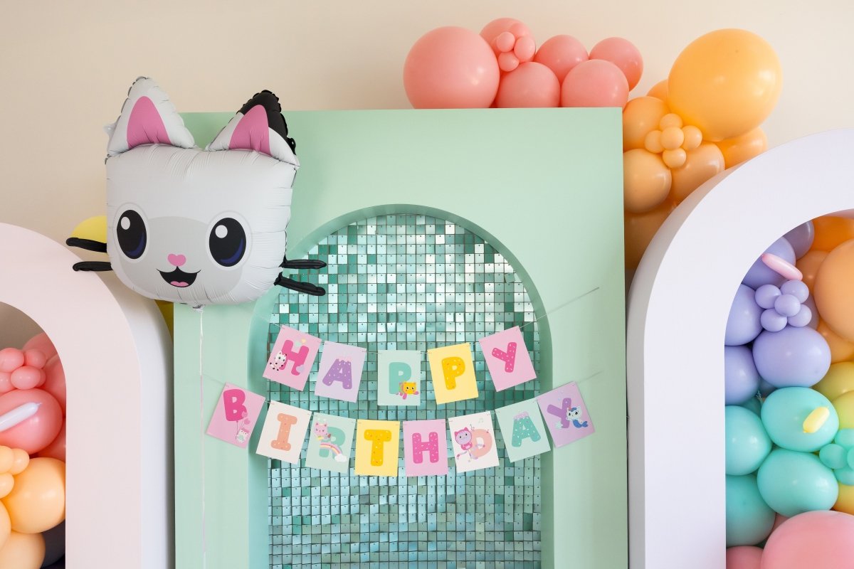 Happy Birthday Letterslinger Gekleurd 1,8m