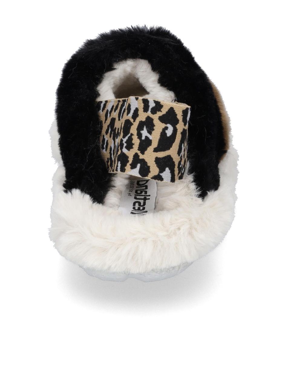 Hausschuh Lille 104, beige-multi