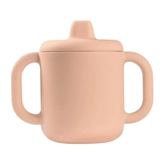 Tasse d'apprentissage en silicone   Pink        8 mois +   de               Béaba