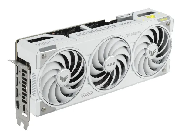 ASUS TUF Gaming GeForce RTX 5070 Ti 16GB - OC Edition - grafikkort - GeForce RTX 5070 Ti - 16 GB GDDR7 - PCI Express 5.0 - 3 x DisplayPort, HDMI - hvid