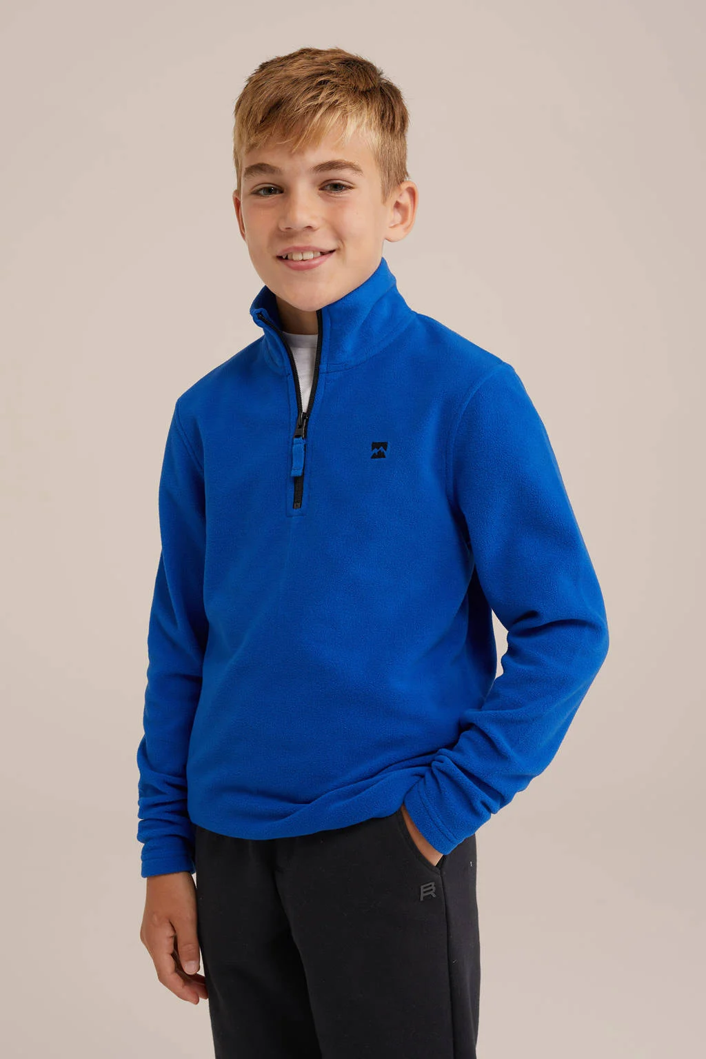 WE Fashion sweater kobalt blauw