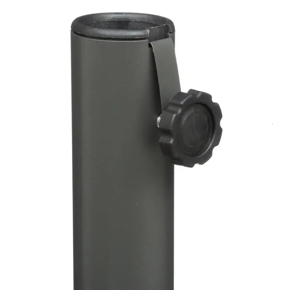 Hespiride parasolvoet/kruisvoet - metaal - 102 x 33 cm - 38/48 mm