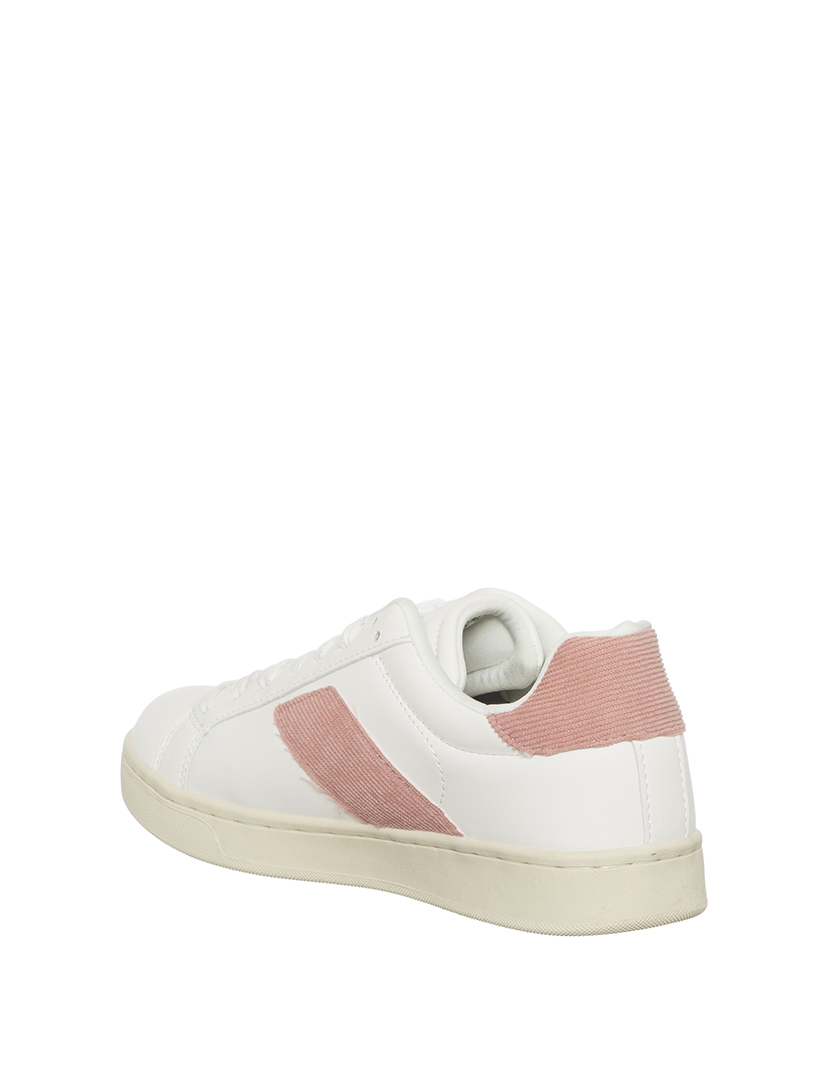 White and Pink Women's Sneakers