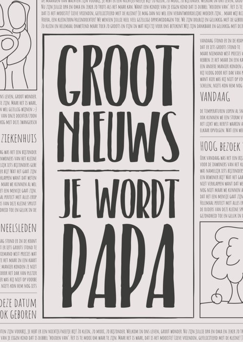 Tante Kaartje | Zwanger | Groot Nieuws