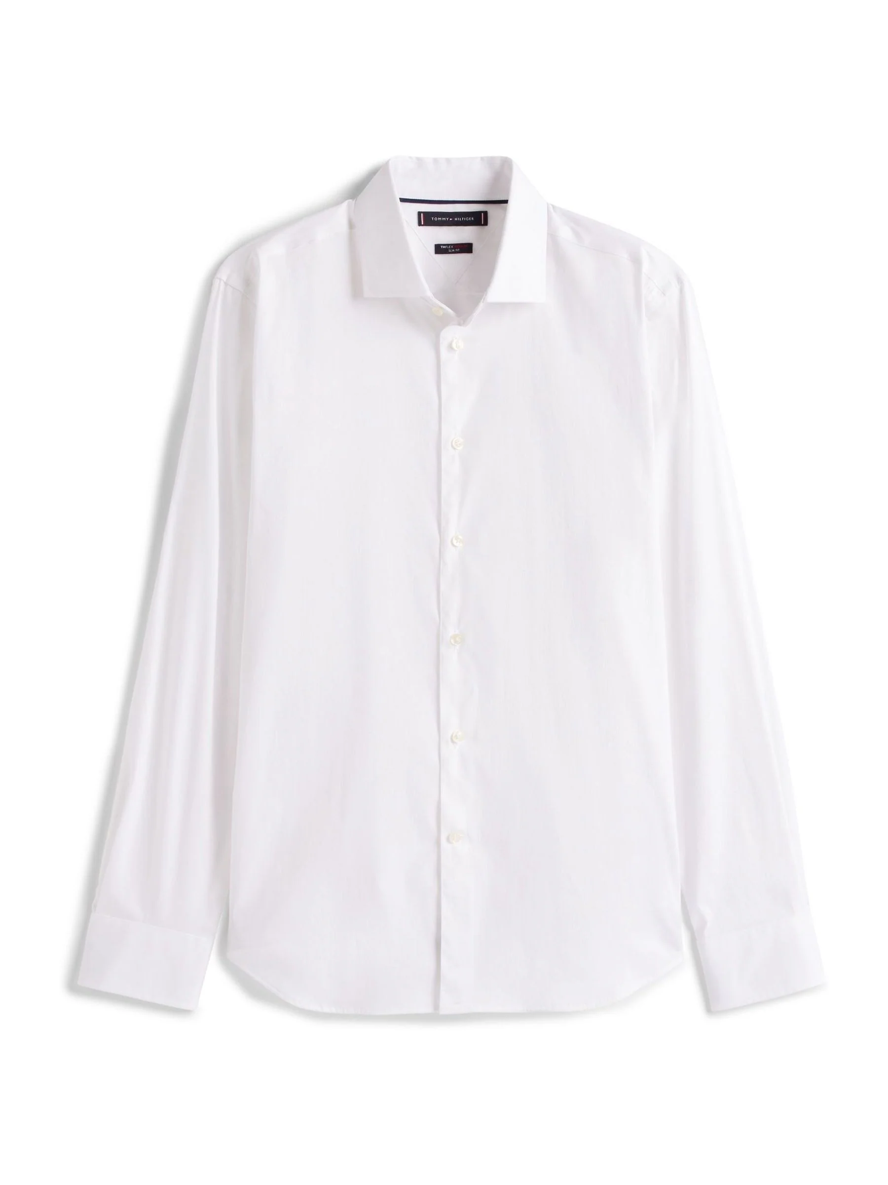Wit - Tommy Hilfiger Smart Casual Flex Slim Fit Shirt