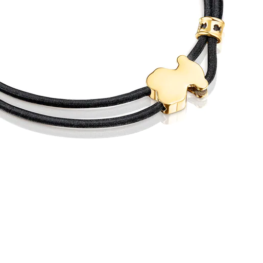 Pulseira elástica preta Sweet Dolls