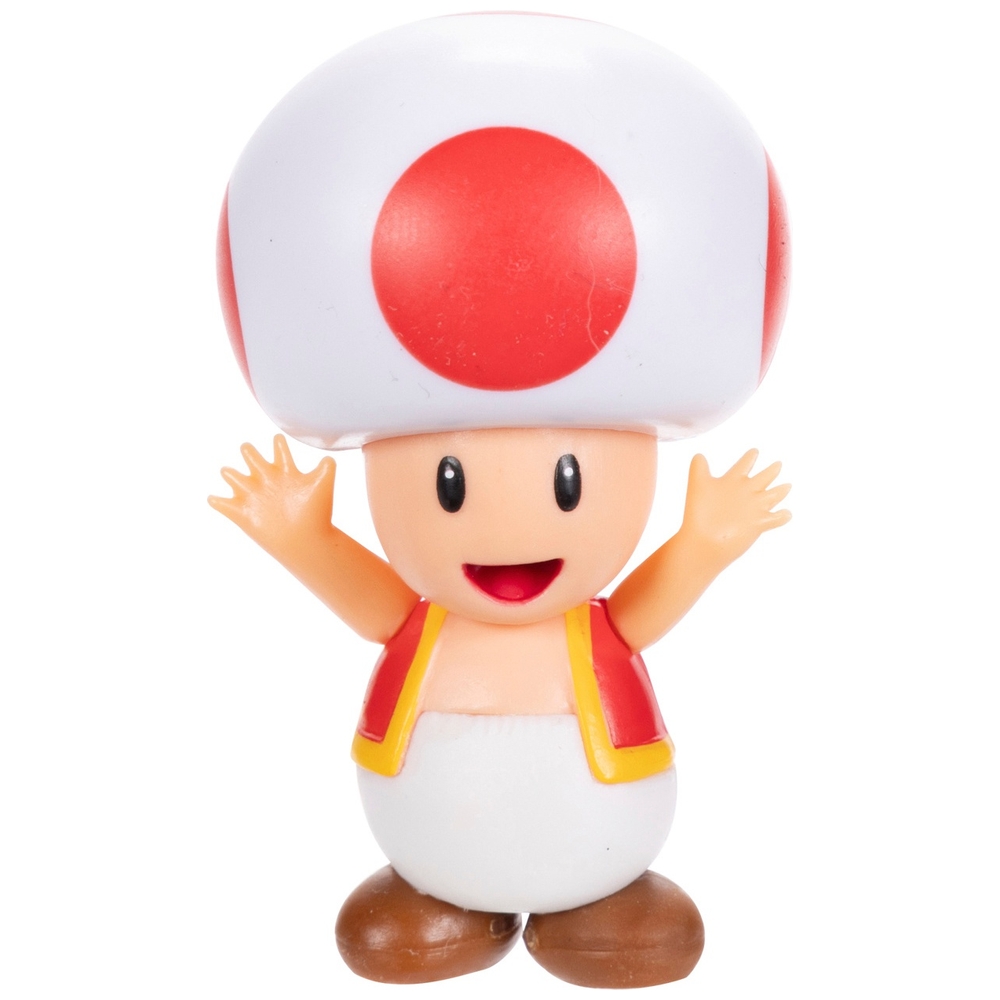 Nintendo Super Mario 6 cm Rote Toad-Figur