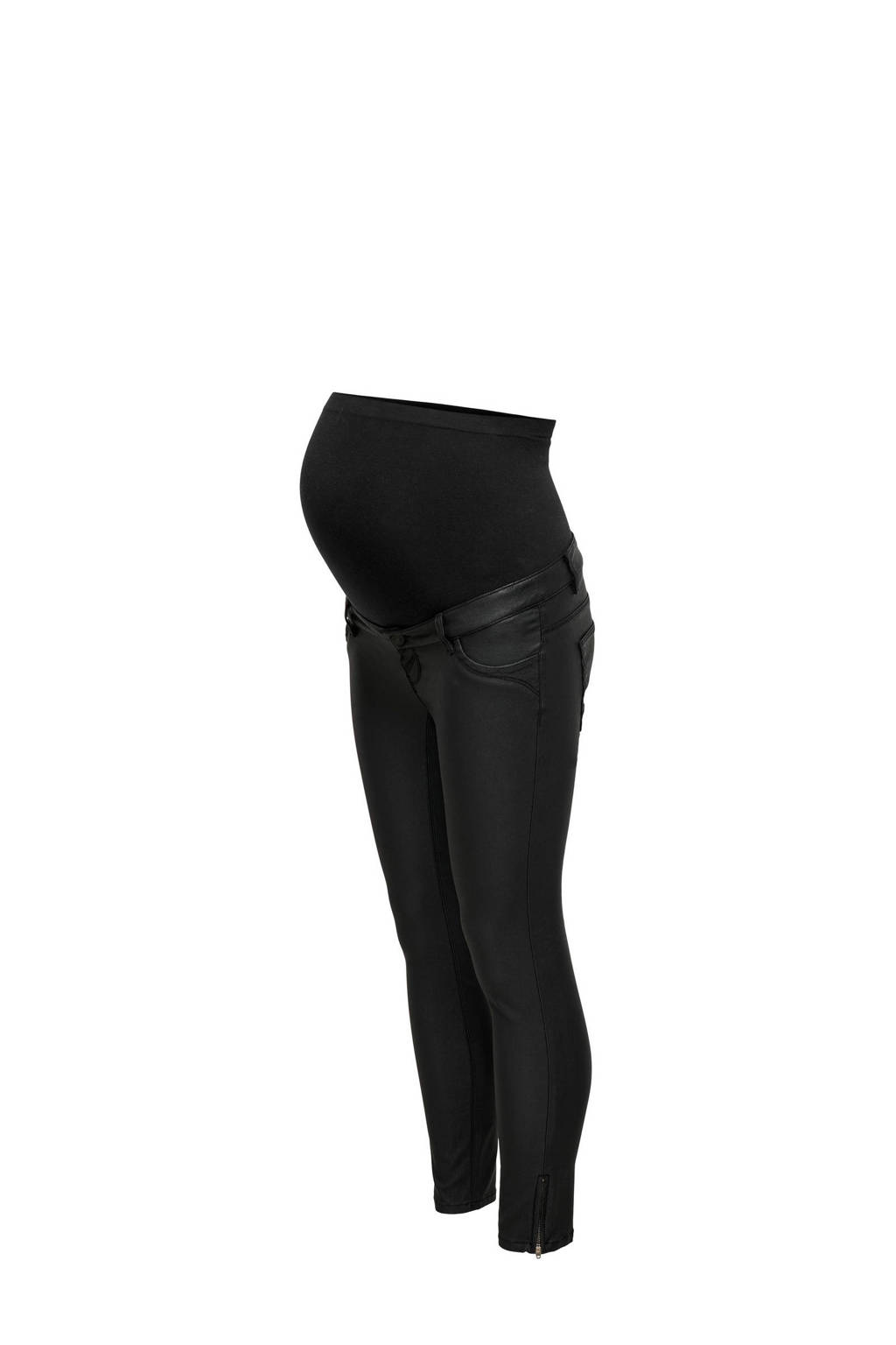 ONLY MATERNITY low waist skinny zwangerschapsjeans OLMKENDELL zwart