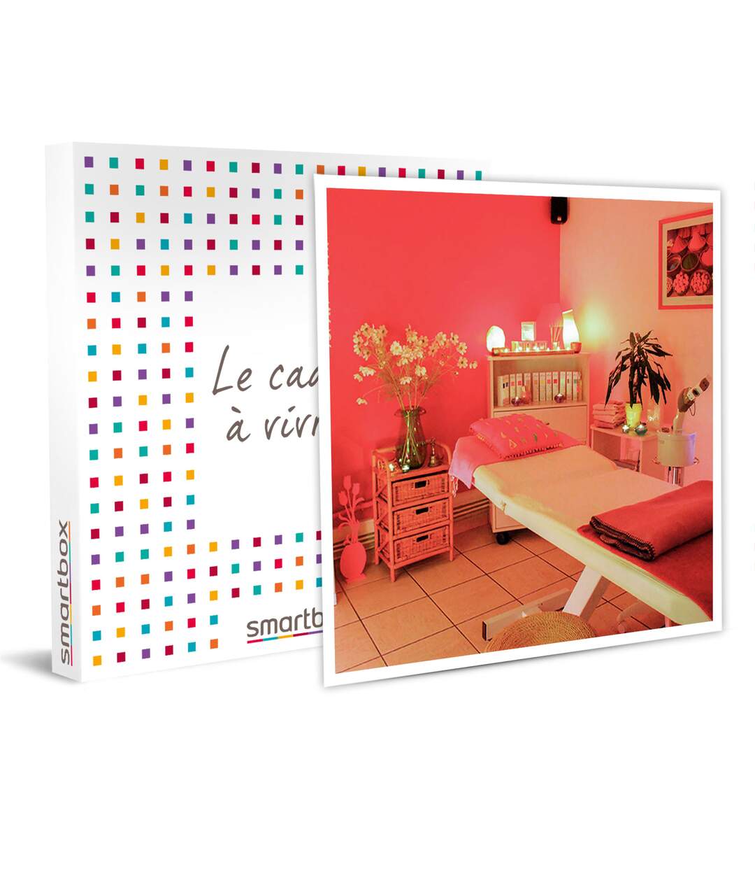 SMARTBOX - Soin du visage de 1h15 avec gommage et modelage du dos et des mains ou des pieds - Coffret Cadeau Bien-être