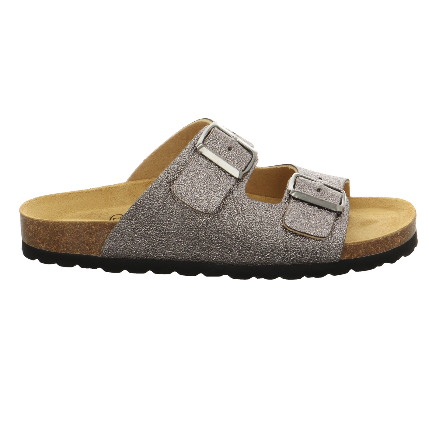 Pantolette silber