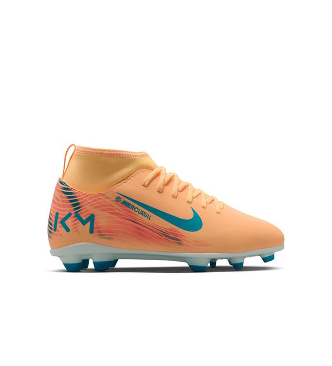Nike JR SUPERFLY 10 CLUB KM FG/MG HF6283-801 MELON-TINT-NEO-TURQ-IGLOO