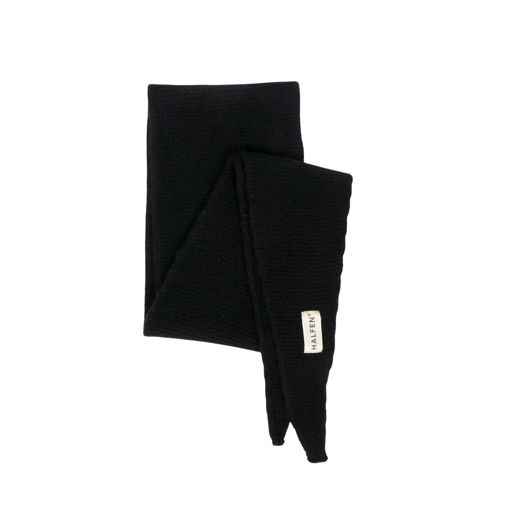 Schal Merino-Cashmere Schwarz