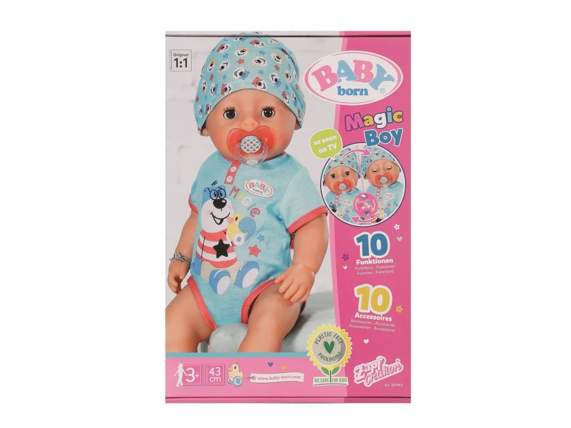 BABY born Magi Dreng Dukke 43 cm