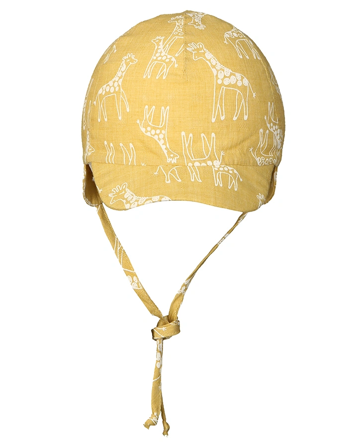 Schirmmütze GIRAFFE in gelb