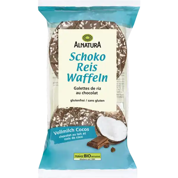 Bio Schoko Reiswaffeln Vollmilch Cocos