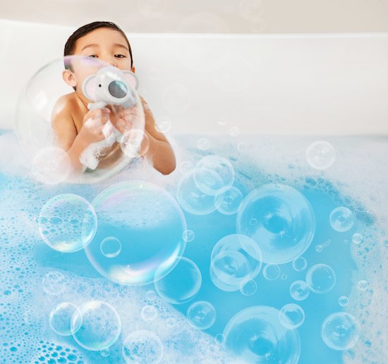 Jouet de bain Éléphant Barboteur à bulles   Bleu        de               Munchkin