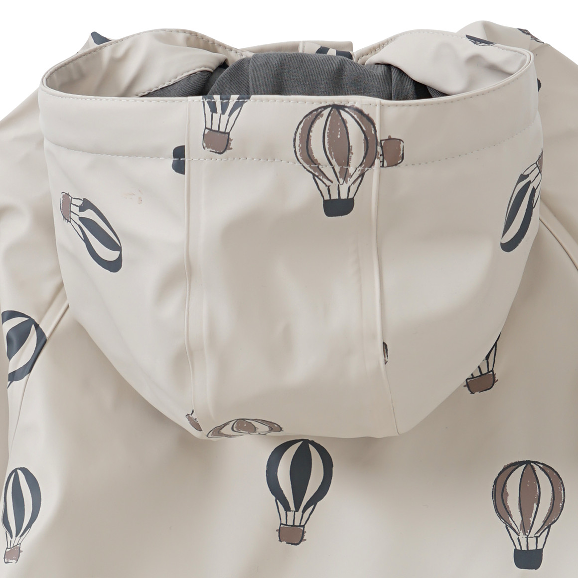 Topolino Pure Collection Kinder Regenjacke mit Allover-Print hellbeige