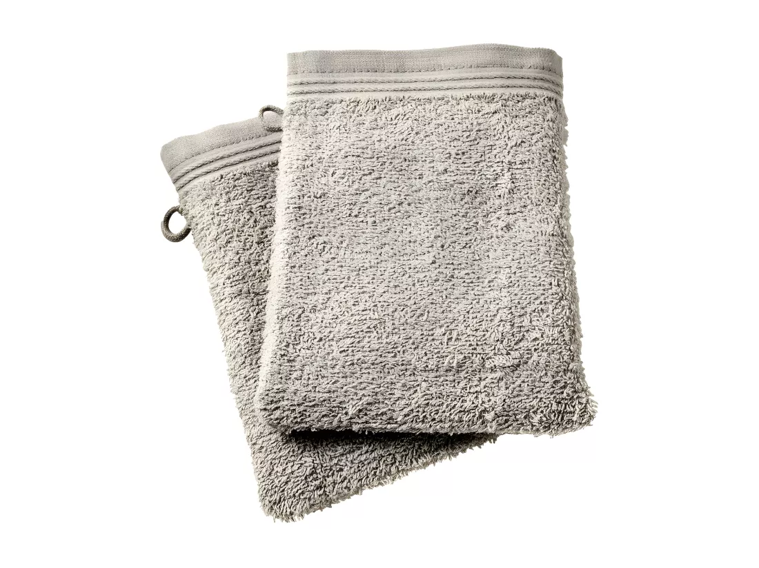 Lot de 2 gants de toilette 