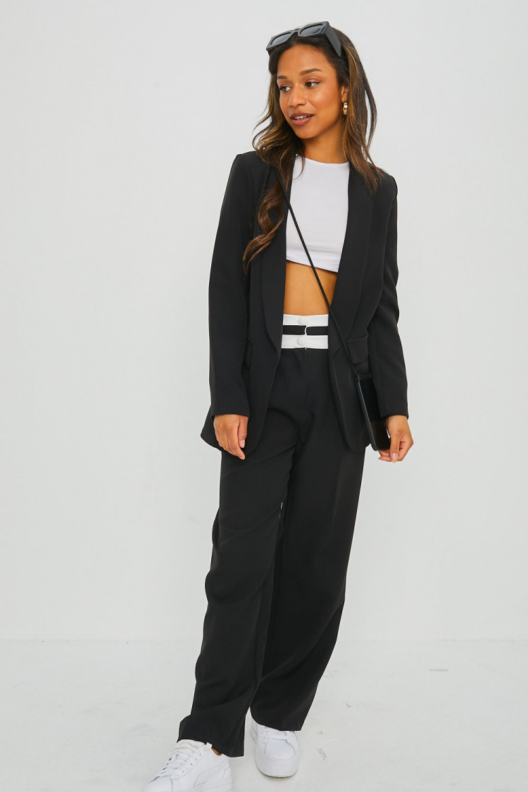 Ensemble 2 pièces blazer + pantalon noir