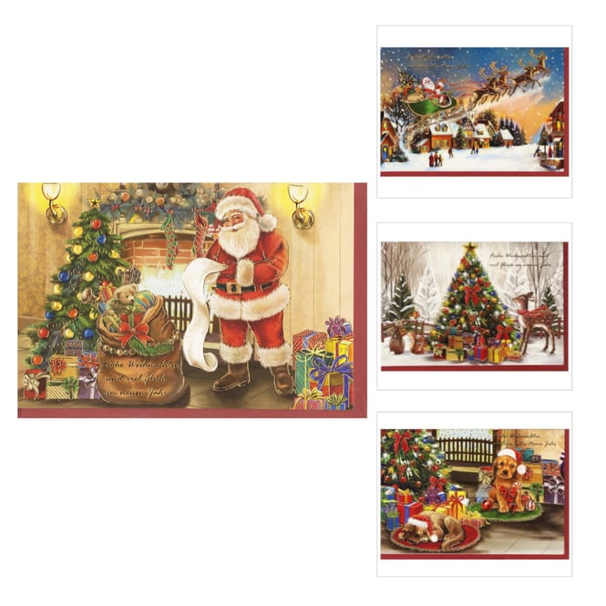 Weihnachskarte - Pop-up - 1 Stück