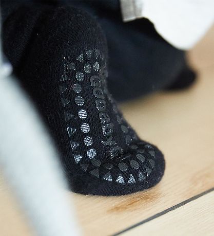 GoBabyGo rutschfeste Socken - Schwarz