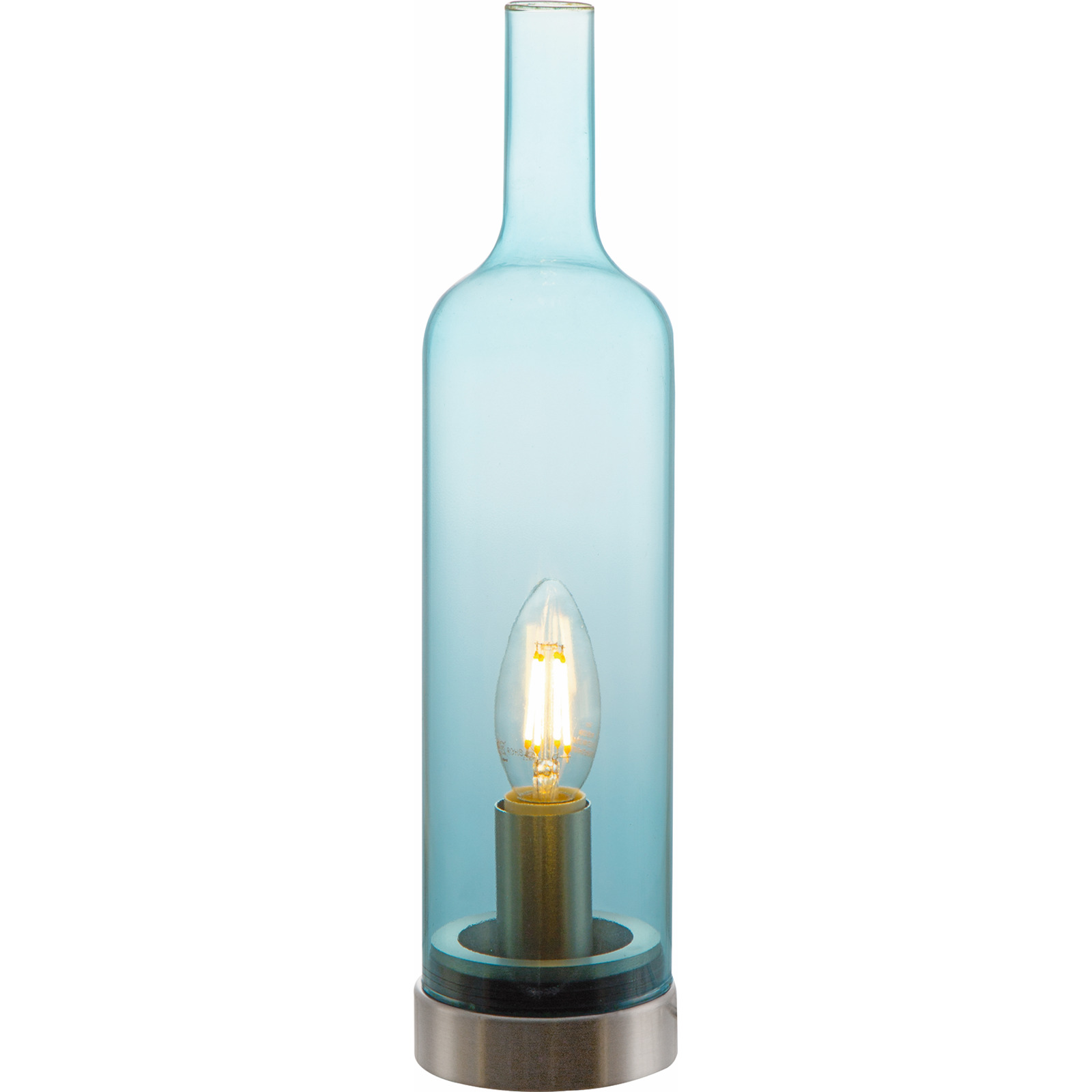 Tischleuchte Bottle, verschiedene Farben