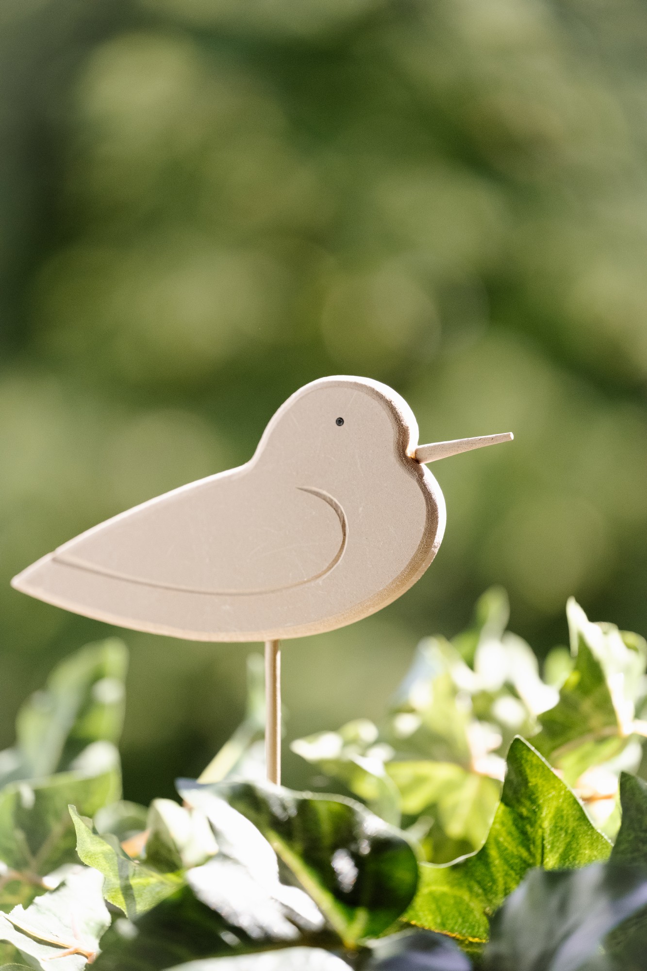 Figur 'Vogel' stehend, braun, H 17,5 cm, B 15,5 cm, L 4 cm von fischer's lagerhaus