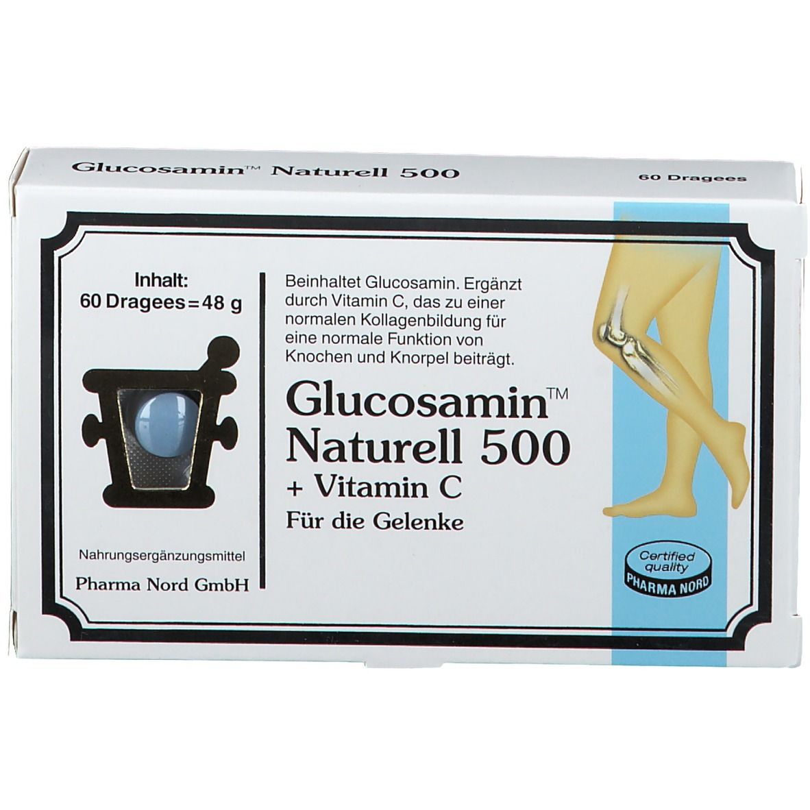 Glucosamin Naturell 500 mg Dragees