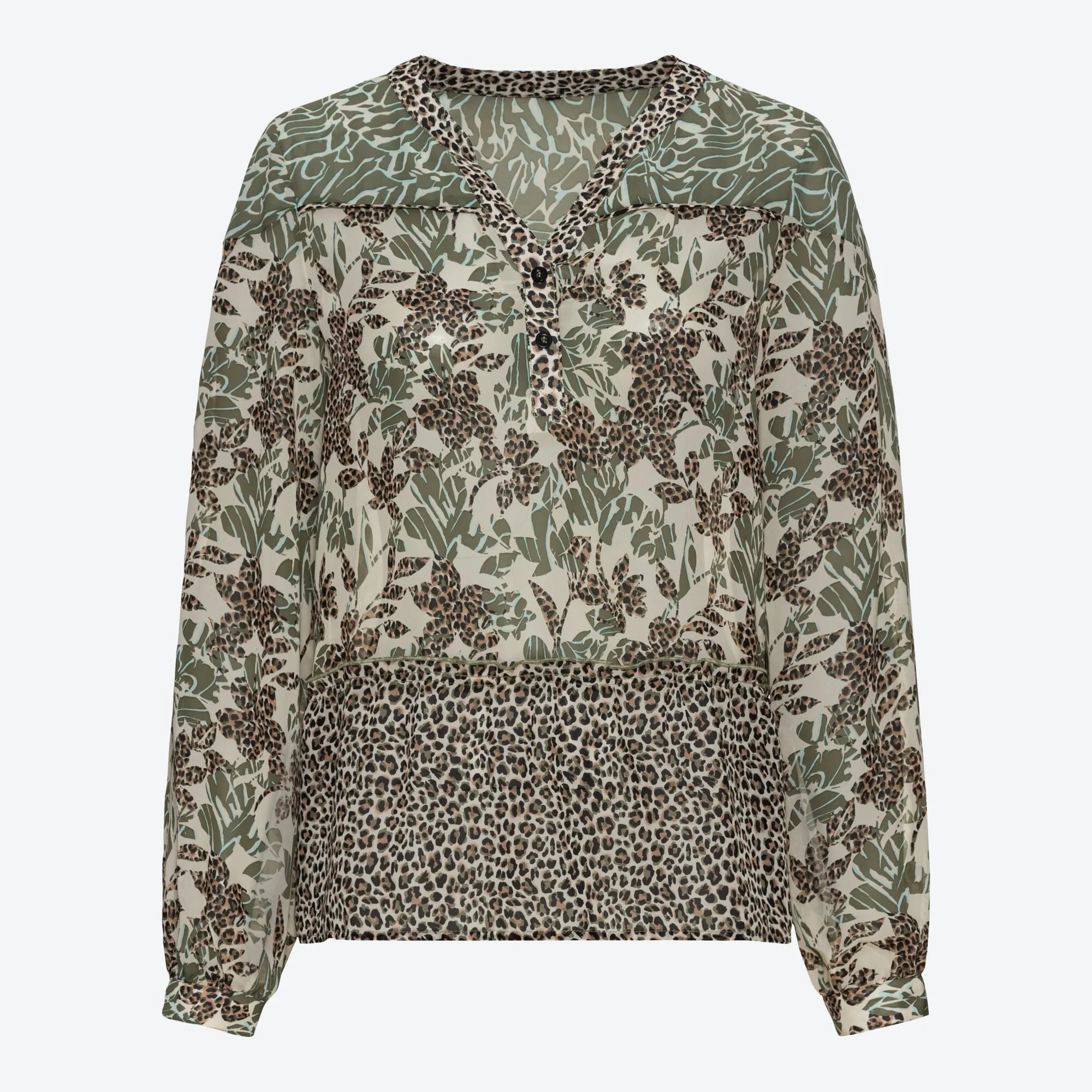 Damen-Bluse mit verschiedenen Mustern