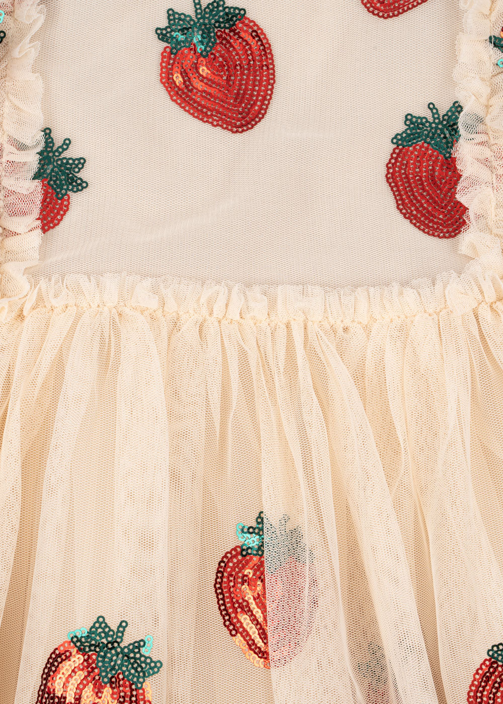 Yvonne kjole - strawberry - 2Y