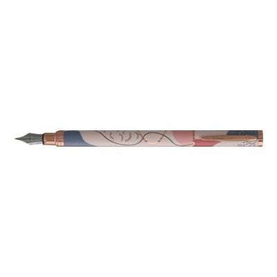 Ink Abstract Faces - Stylo plume - bleu