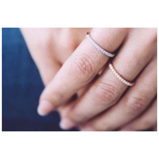 Sif Jakobs Jewellery Ellera Ring, Sølv/Hvid, 50