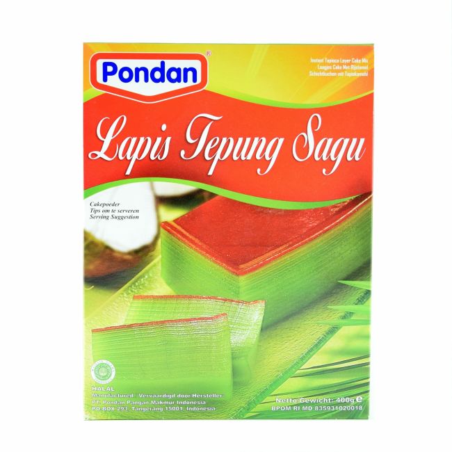 Pondan Lapis Tepung Sagu 400g