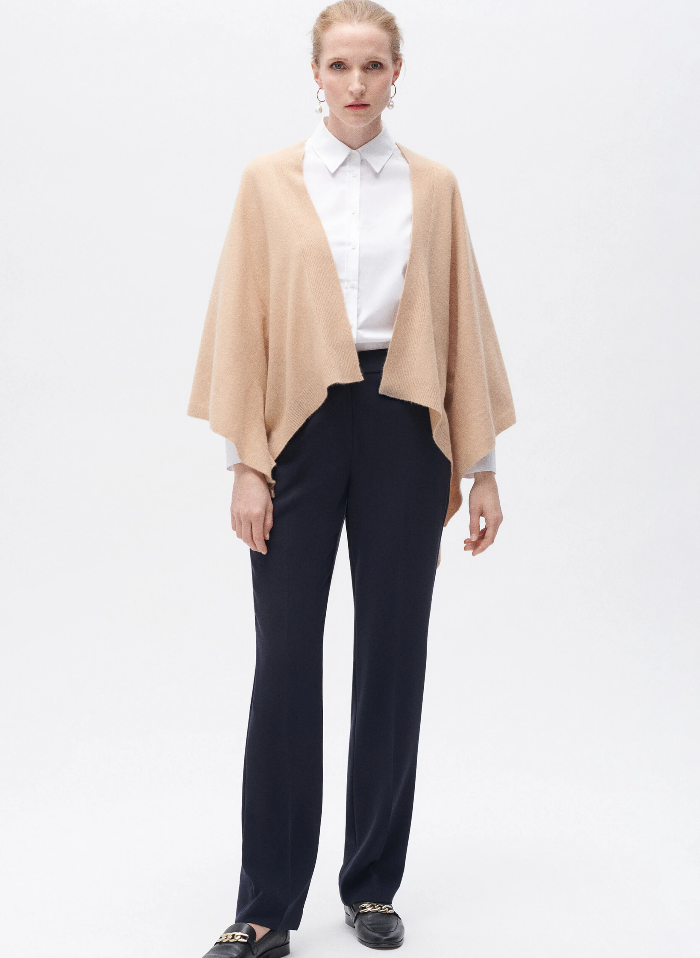 HERA - Poncho en cachemire | Marron