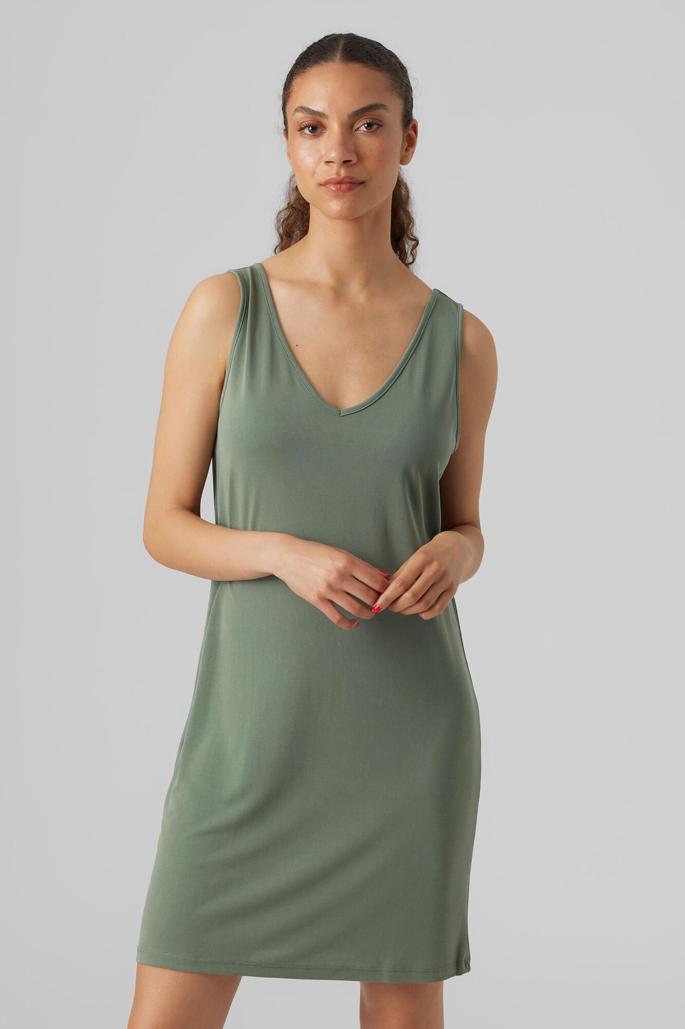 Vestido pullover - Verde