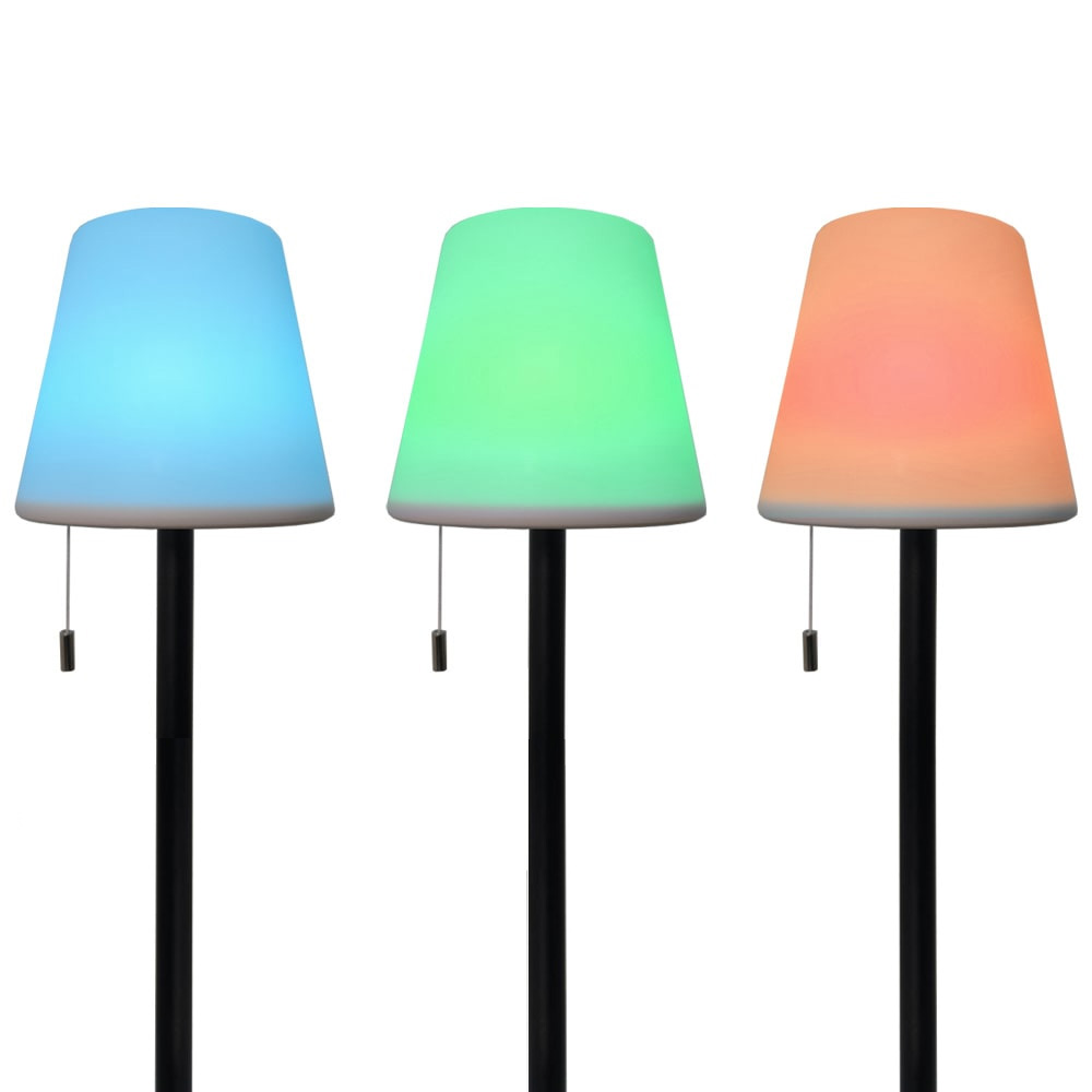 Lampe à pied d'ambiance multicolore LED rechargeable
