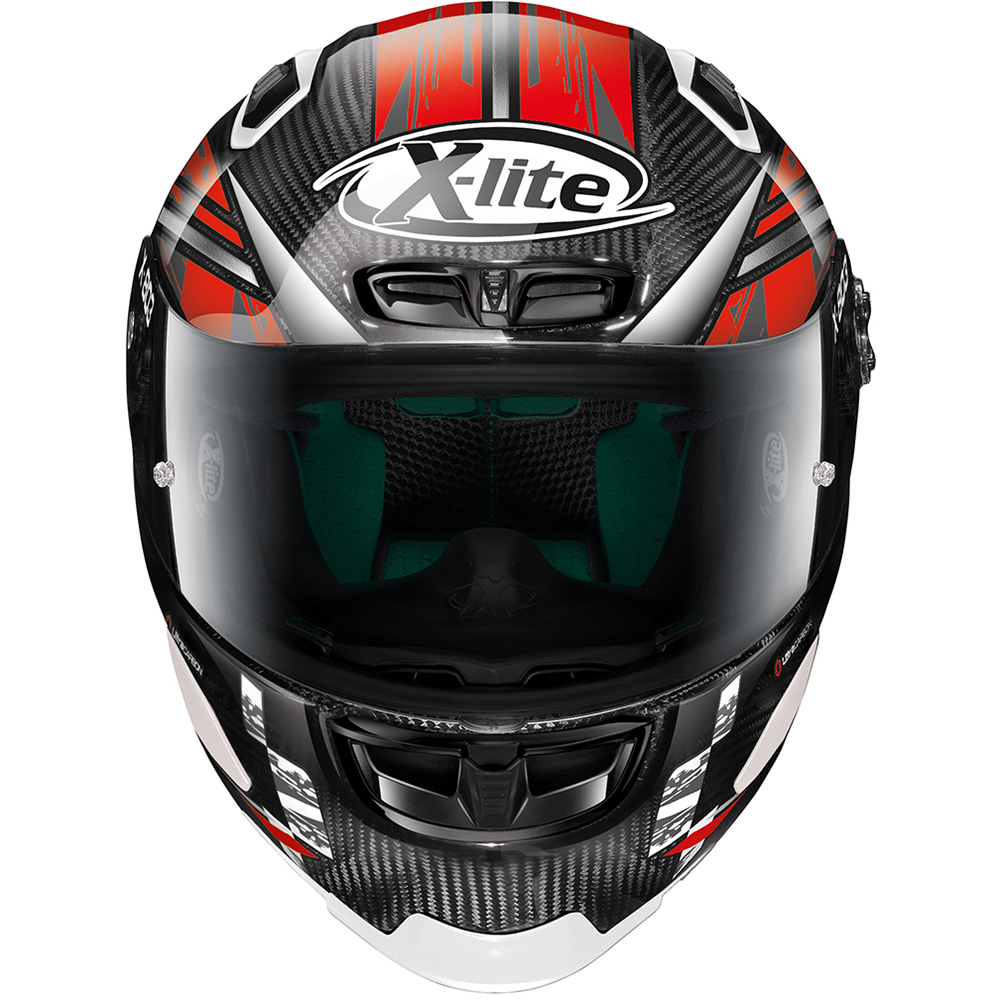 X-lite - Casque X-803 RS Ultra Carbon MotoGP Noir / Rouge