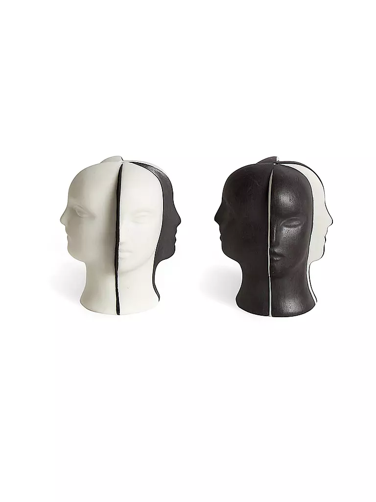 JONATHAN ADLER Salz- und Pfefferstreuer ATLAS Black / White schwarz