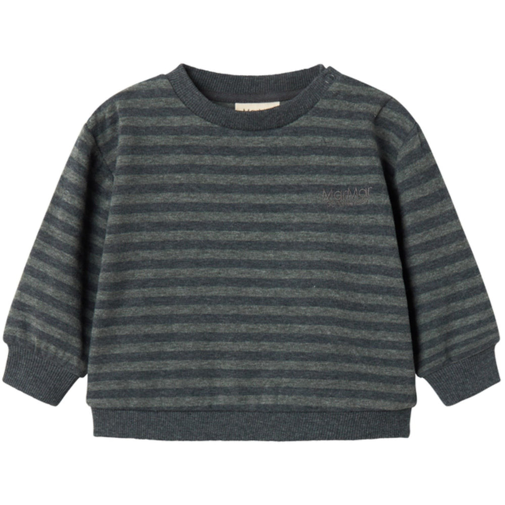 Køb MarMar Modal Sweat Forest Stripe Mel. Tammas B Bluse