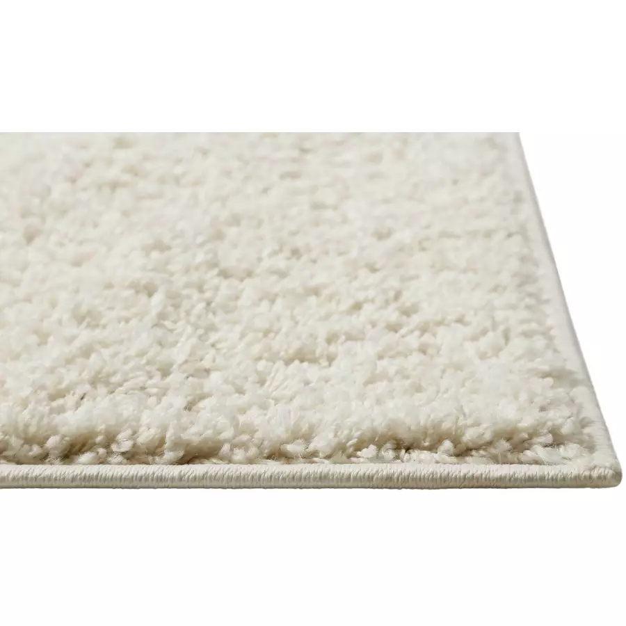 Wecon home basics Hochflorteppich Greta creme weiß