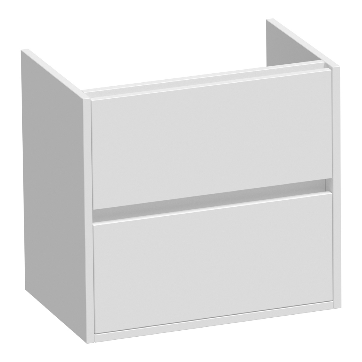 Brauer Adore onderkast 60cm met 2 softclose lades wit mat