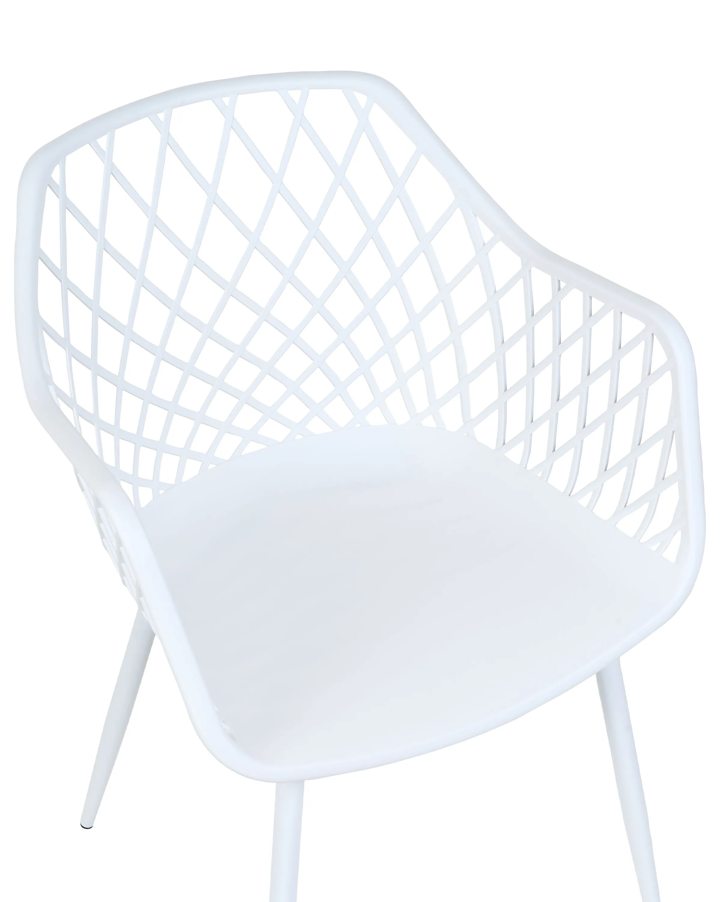 Set van 2 eetkamerstoelen NASHUA II Wit