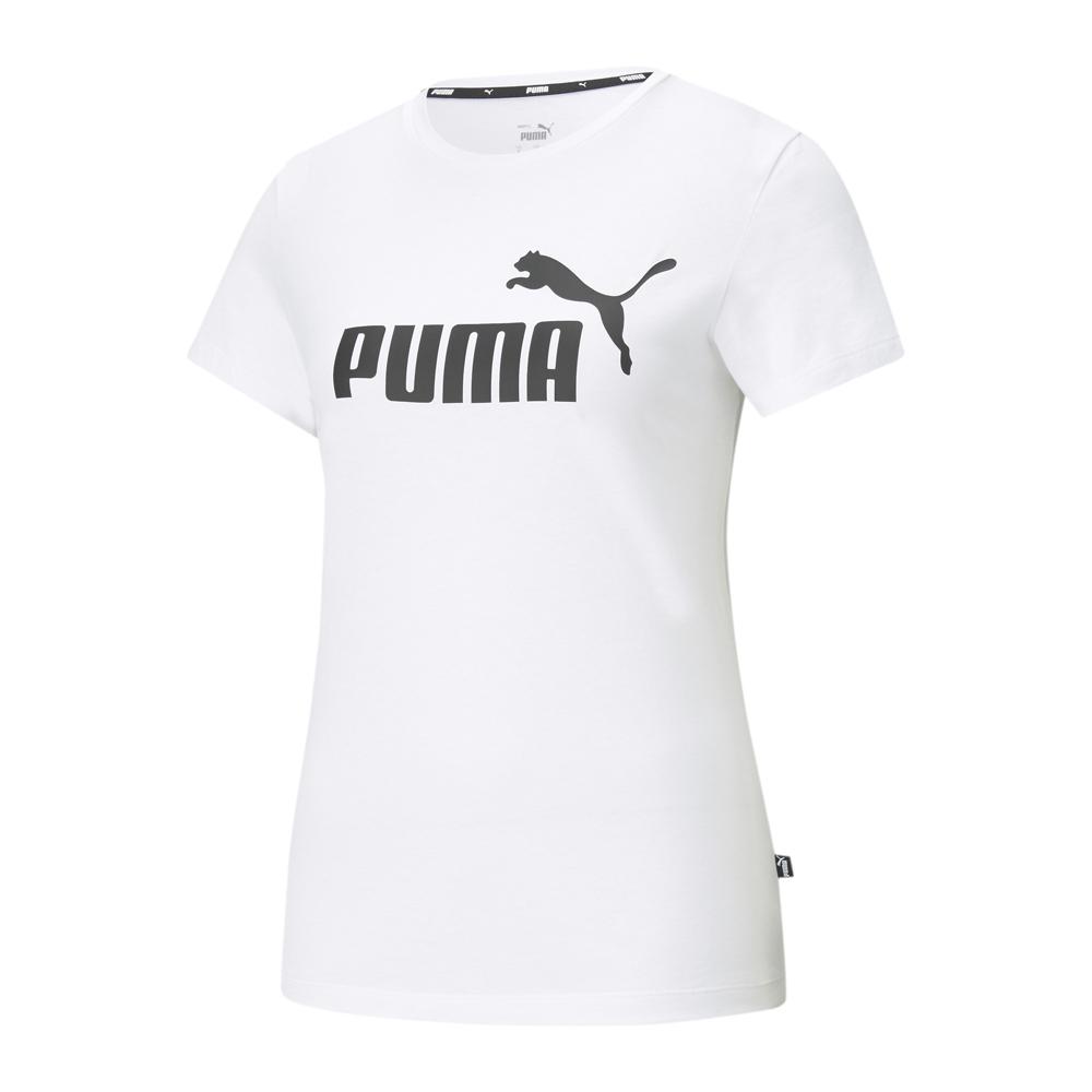 Puma T-shirt Blanc Femme Puma Logo 586774-02