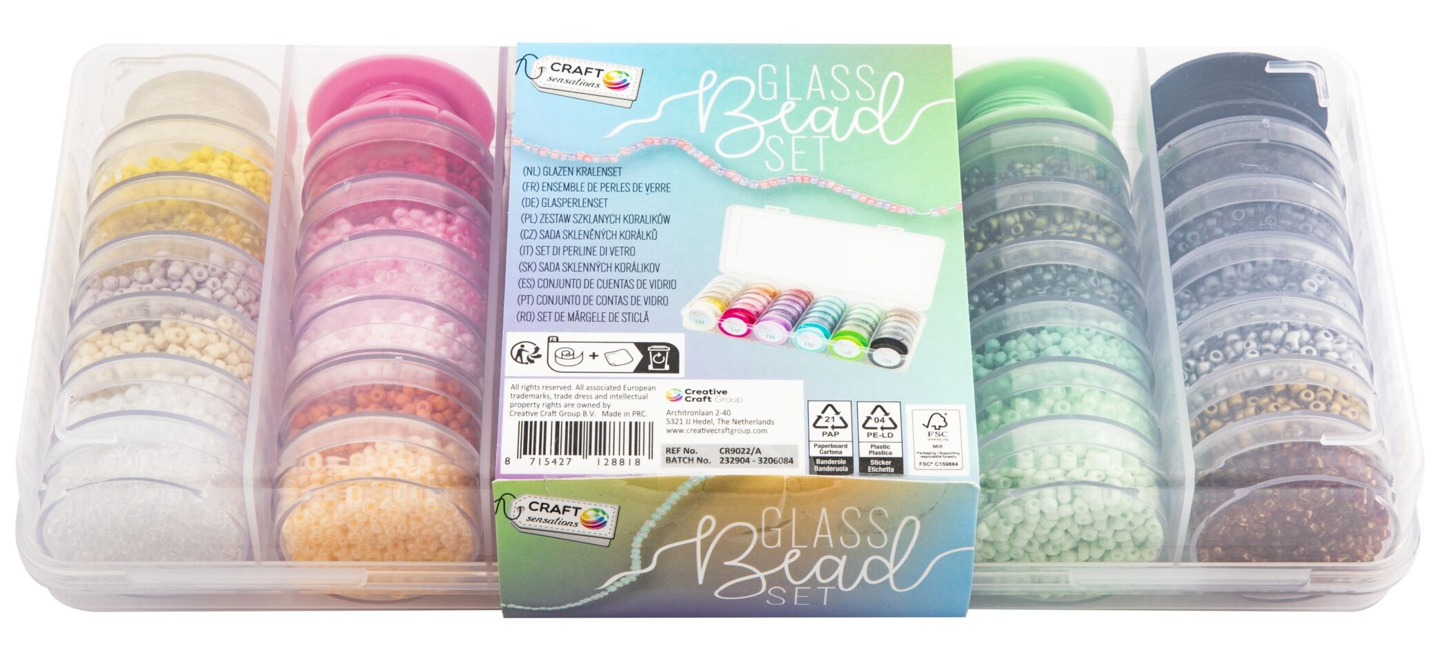 Craft Sensations - Rocaille glass beads 36 pcs (CR9022/A)