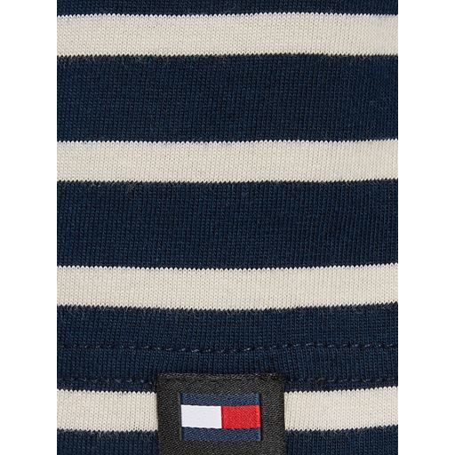 Tommy Jeans Breton Stripe T-shirt, Dark Night Navy/Newsprint Stripe, XL