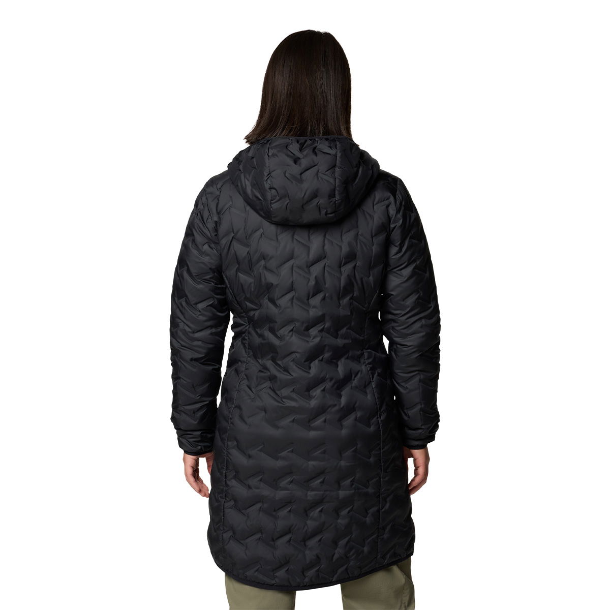 Columbia Delta Ridge II Long Down dunfrakke, dame (Black)