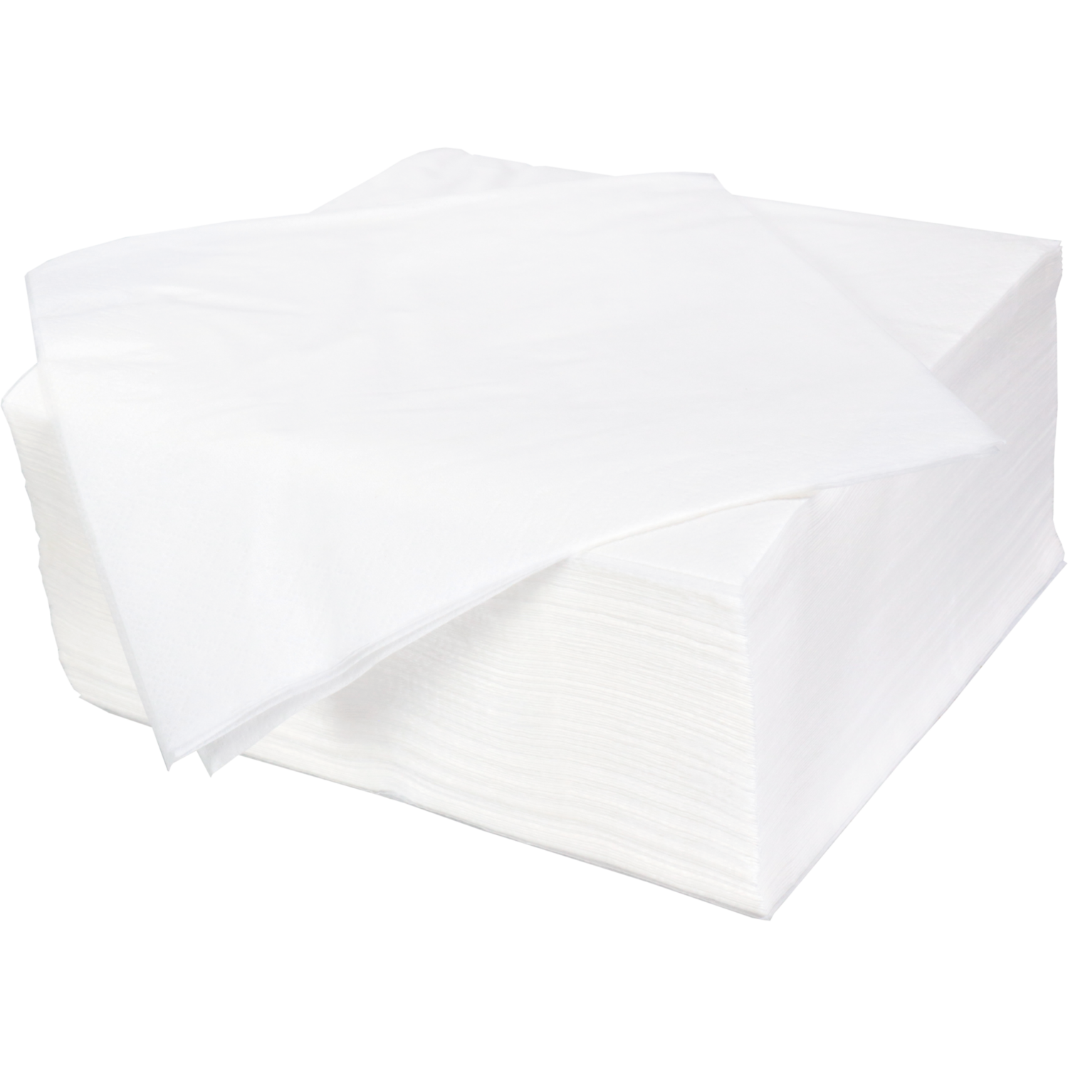 Servet, 1/4 vouw, 2-laags, 40x40cm, cellulose, wit
