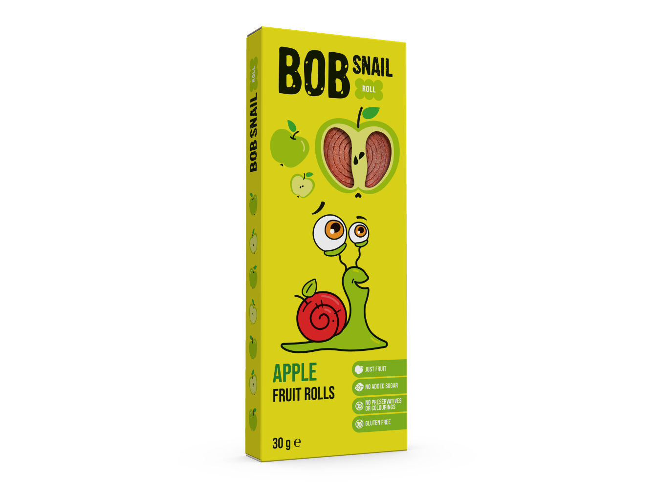 ROLINHOS DE FRUTA BOB SNAIL MAÇÃ 30 G