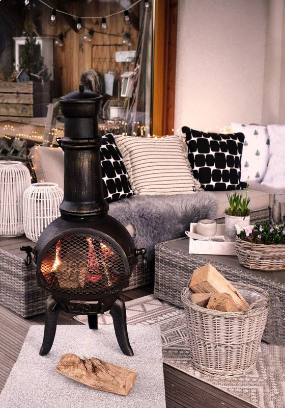Gardebruk Tuinhaard Chimenea – Gietijzeren 28 kg – Zwart