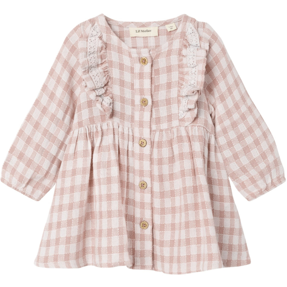 Køb Lil'Atelier Peach Whip Dagmar Loose Kjole